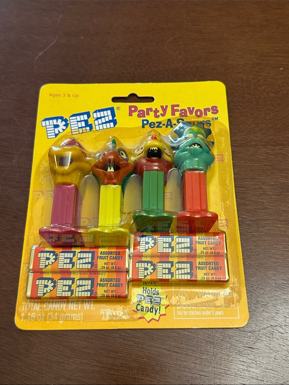 PEZ Party Favors Pez a Saur Dinosaur Heads Candy Dispensers
